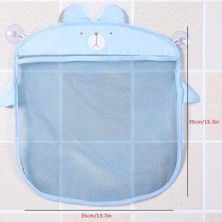 Diseño de ventosas de dibujos animados de baño bolsas de malla impermeable bebé niños bolsa de almacenamiento (4)