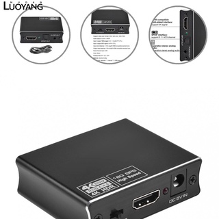 luoyangmudan 4k 30hz divisor de audio compatible con hdmi a divisor de audio compatible con hdmi sonido envolvente para pc