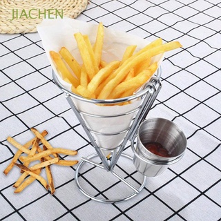 jiachen vegetables papas fritas soporte buffet con salsa taza de freír francés titular de cono frutas chips aperitivos snacks cesta de exhibición