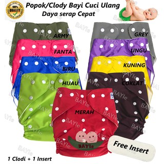 Babye - Clodi/bebé pañal de tela pantalones reciclados/pantalones de pañales de bebé/pantalones de intercambio gratis insertar 0-3 años