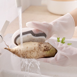 Guantes para lavar platos resistente al agua y duradero cepillo de limpieza de la cocina