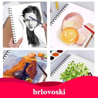 Brlovoski Pad/funda dura Para dibujo De Papel/cuaderno/libreta De Espiral/cuaderno Para cuaderno (2)