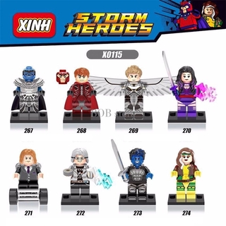 Lego Mini Figures Superhero X-Men Apocalypse Puzzle Building Block Toy