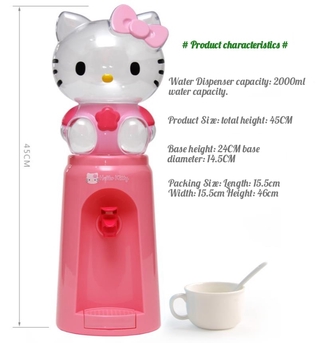 Mini fuente De bebé Hello Kitty De escritorio (5)