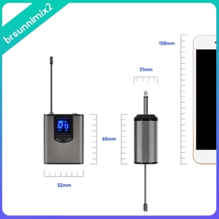 UHF auriculares inalámbricos/micrófono Clip con transmisor receptor (6)