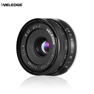 BDD VELEDGE 32 mm F/1.6 lente de enfoque Manual de apertura grande APS-C para cámaras digitales sin espejo Sony E-Mount NEX 3/ NEX 3N/ NEX 5/ NEX 5T/ NEX 5R/ NEX 6/ NEX 7/ A5000/ A5100/ A6000/ A6100/ A6300/ A6500/ A6500
