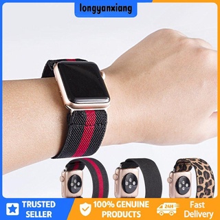 [longyanxiang] correa para iwatch band 38/40 mm 42/44 mm iwatch band/banda deportiva pulsera reloj banda accesorios moda