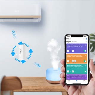 ROVF Tuya Wifi Smart Home Sensor De Temperatura Y Humedad Detector Interior Alarma Voz Life Support Alexa (6)
