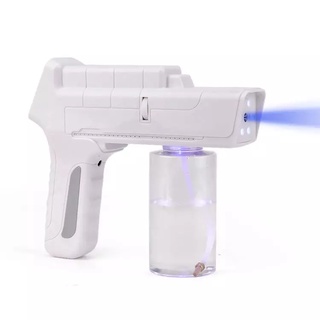 #READY STOCK# 2M Spray distancia 350ML inalámbrico eléctrico desinfectante pulverizador desinfectante luz azul Nano pistola de vapor