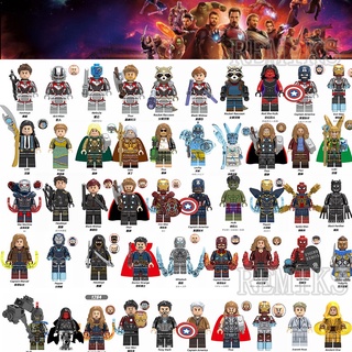 Minifiguras Lego De Los Vengadores Iron Man Thor Capitán América Spiderman Superhéroe Mini Figuras Bloques De Construcción Juguetes Para Niños