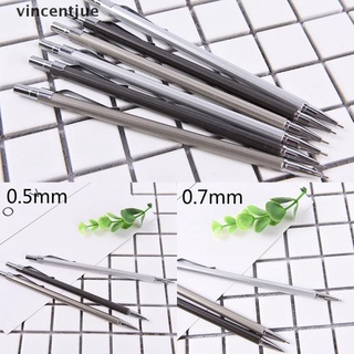 Vincentjue 0.5/0.7mm Metal Mechanical Automatic Pencil For School Writing Drawing Supplie MX