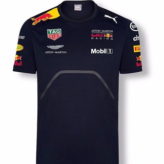 Red Bull F1 Racing Traje Rojo Aston Martin Team Manga Corta Vestapan Ricardo Coche Transpirable Camiseta