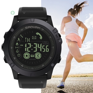 dgh hombres digital deportes smart watch con podómetro contador de calorías cronómetro reloj despertador para android ios