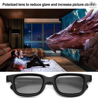 ♚ VQ163R Gafas 3D Pasivas Polarizadas Para TV 3D Cines 3D Reales Para Sony Panasonic