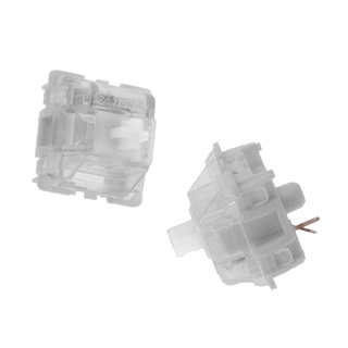mayma 10 unids/pack gateron smd clear switches teclado mecánico 3pins gateron mx interruptores transparente caso compatible gk61 gk64 gh60 cherry mx compatible (6)