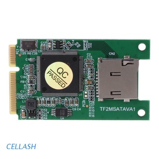 Cellash Micro SD TF Card to Mini PCI-E mSATA SSD Solid State Drive Adapter Converter for PC Computer Laptop Accessories