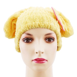 Toalla de microfibra para secado de cabello, toalla de cabeza, turbante, gorro de ducha, cabeza seca