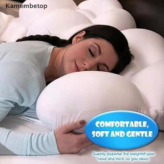 [Kamembetop] 3D Pillow Sleep Pillow Memory Foam Cervical Neck Sleep Support Concave . (4)