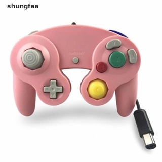 shungfaa gamecube controlador compatible con nintendo wii gc classic wired controller mx