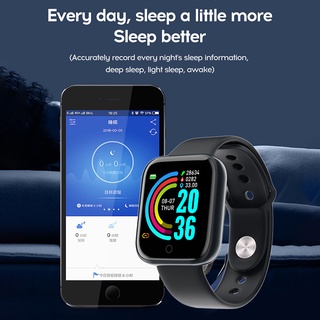 y68 smart watch ip67 impermeable pulsera inteligente bluetooth pulsera relo monitor de frecuencia cardíaca deportes fitness smart band (9)