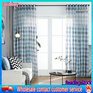 FI*cortina estriada para sala de estar, ventana, balcón, dormitorio, cortina, decoración del hogar