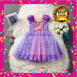Cess/raunzel disfraces infantiles/vestidos infantiles/vestido de princesa calidad de importación! - 100