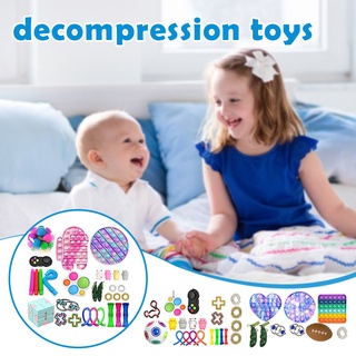 Fidget Toys Set Sensory Toys Anti Stress Gadgets Toys Sensory Toys Pack for Adult Children Stress Relief Anti Anxiety