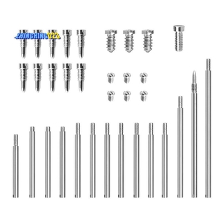 34 unids/Set clarinete piezas de reparación tornillos + clarinete eje varilla Kit DIY herramienta Woodwind instrumento accesorios