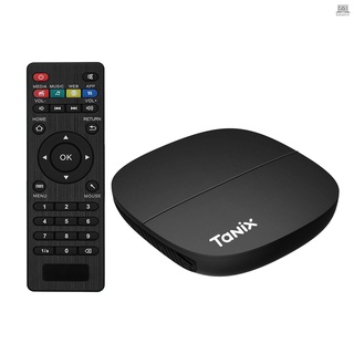 V Tanix A3 Android TV Box Allwinner H313 Cortex-A53 1GB/8GB G WiFi 100M LAN H.265 VP9 decodificación HD Media Player Set Top Box