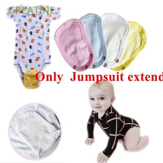 greatine 4 colores durable pañal alargado suave mono extender mono almohadillas bebés nuevo mono extender algodón cambiador cubre/multicolor