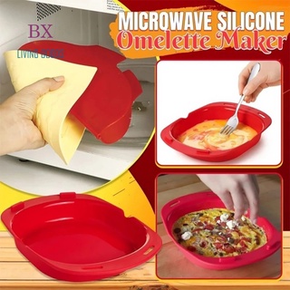 Microondas silicona tortilla Maker huevo rollo bandeja para hornear suministros de cocina