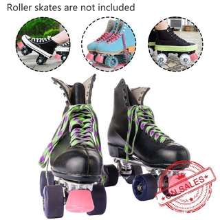 patines de ruedas de doble fila pu jelly frenos alta elasticidad cabeza patines accesorios de cuatro ruedas m6q2