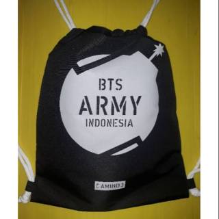 Ummi_Store BTS Army Indonesia - bolso con cordón