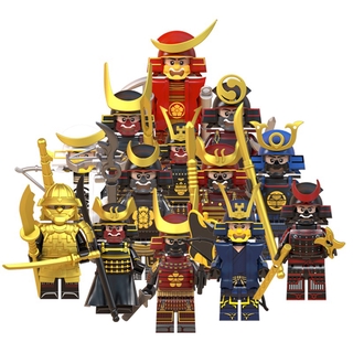 japonés samurai minifiguras lego ronin guerrero ninja ladrillos bloques de construcción juguete wm6090 wm6096