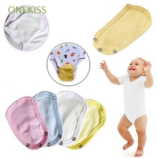 onekiss 4 colores durable pañal alargar bebés cambio de almohadillas cubre mono almohadillas nuevo mono extender algodón suave mono extender/multicolor
