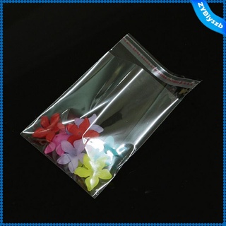 200 bolsas de plástico transparente Opp transparente auto sellado para piezas pequeñas