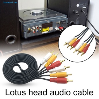 lunasol.mx Plug Play Audio Connecting Cord 3RCA to 3RCA Plug Play AV Audio Cable Lossless for DVD (9)