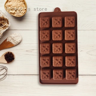 15 moldes cuadrados de silicón para regalo de Chocolate/bandeja de hielo/helado