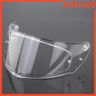 [Koolsoo] casco visera lente protección UV cara completa para FF-353 320 328 80 amarillo