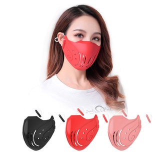 NEW Mask Adult Silicone PM2.5 Mouth Mask Anti-dust Silicone Mask Replaceable Filter Mask With KN95 Filter javae.mx