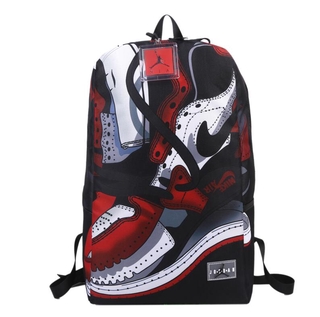 Nk JD Classical Graffiti Geometry Backpack Sport Backpack Traveling Bag (3)