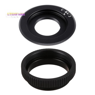 1pcs c - lente de montaje - adaptador de montaje de lente de cámara micro-cuatro tercios c - m4/3 y 1pcs macro negro para extender el anillo de la lente c interfaz macro anillo