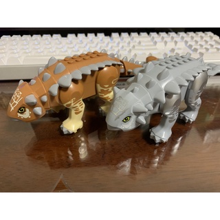 Ankylosaurus dinosaurio Compatible con Legoing Minifigures Jurassic World Park bloques de construcción juguetes para niños