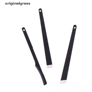 originalgrass 3 unids/set negro manicura pedicura herramientas dedo del pie cuchillo de uñas afeitadora clipper mx
