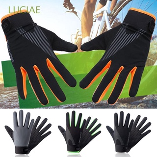 luciae guantes deportivos para ciclismo/ciclismo/bicicleta/ciclismo/pantalla táctil/guantes térmicos a prueba de viento impermeables de verano/multicolor