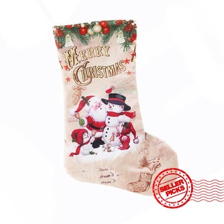 calcetín de navidad grande calcetín santa alce caramelo regalo bolsa colgante árbol de navidad e7a3