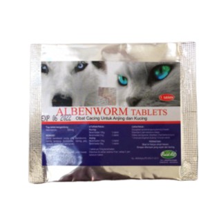 Albenworm Worm Medicine - Cat Worm Medicine Albenworm Tablet 1 paquete