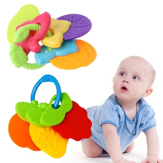 augetyi8bo baby mordedor en forma de fruta silicona seguro dentición masticar juguetes bebés chupete regalos (2)