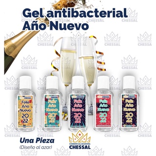 Gel Antibacterial de 30 ml Año Nuevo Comercializadora Chessal