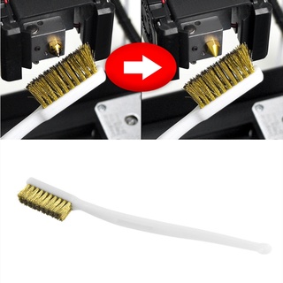 Qj boquilla limpieza alambre de cobre cepillo de dientes limpiador Hotend para impresora 3D